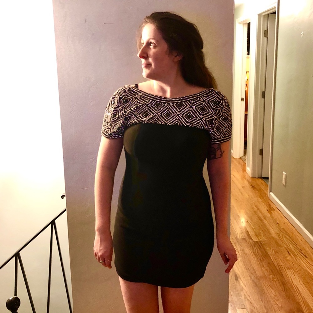 Jovani Black Cocktail Dress